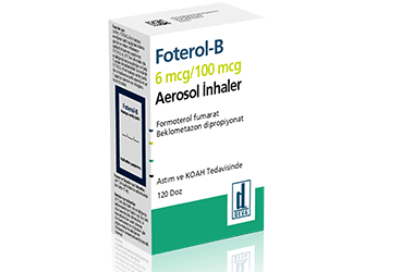 FOTEROL-B 6 MCG/100 MCG INHALASYON COZELTISI ICEREN AEROSOL (120 DOZ)